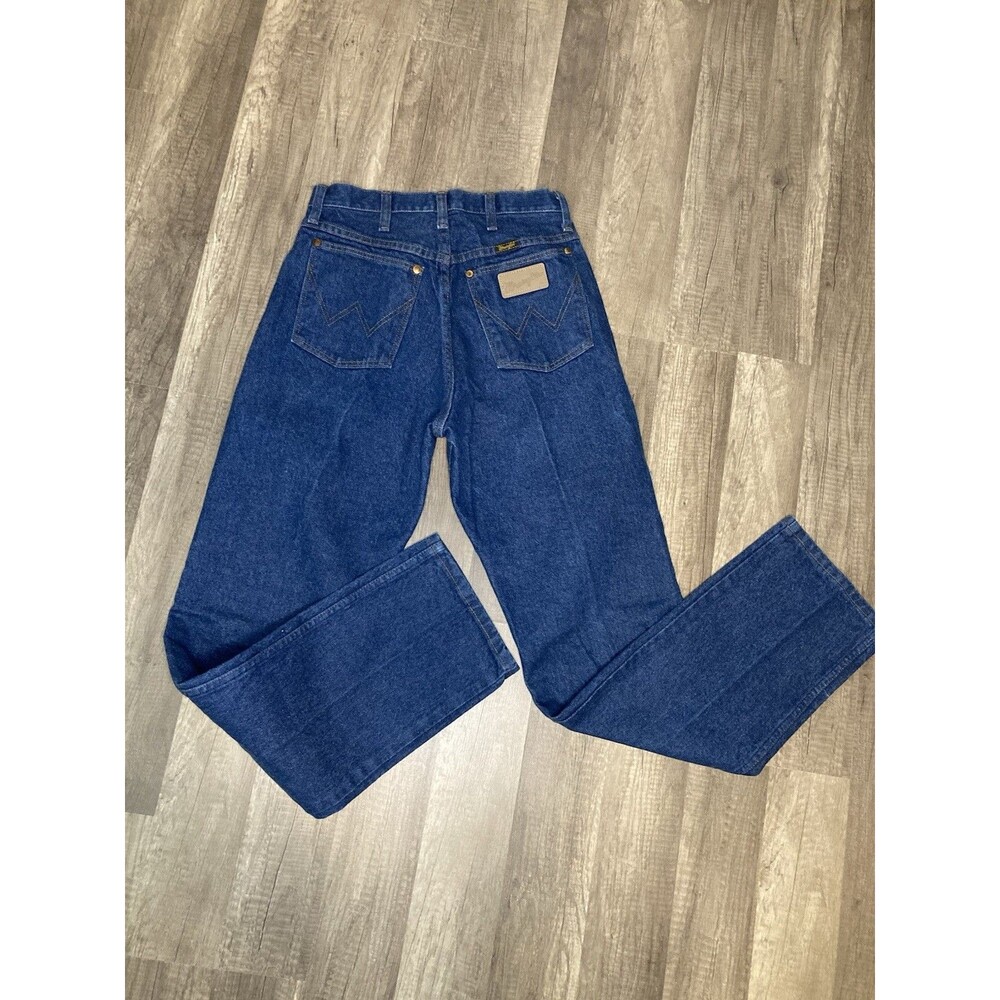 Wrangler Jeans Women's 9X32 (28x32) Y2K Blue Denim Western High Rise 13MWZG